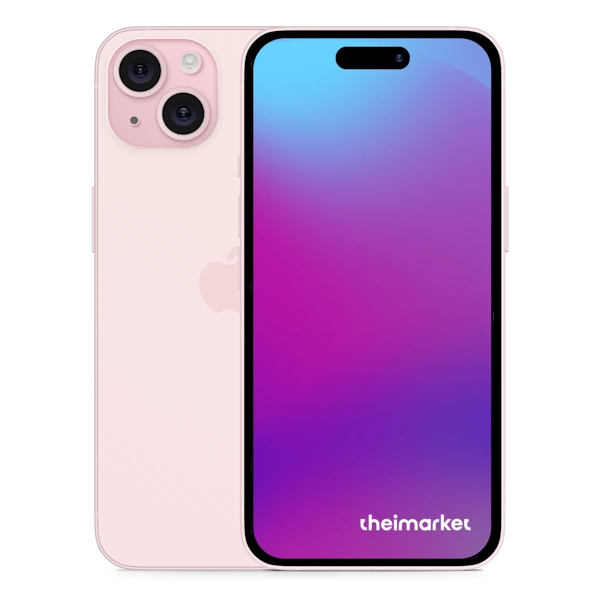 iphone 15 pink back and front side