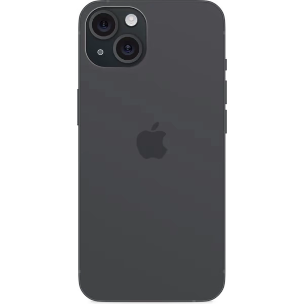 iPhone 15 plus black back side